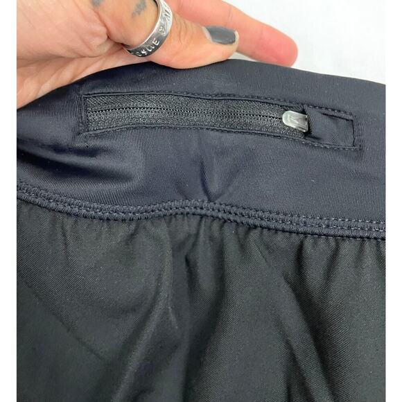 NEW Nike Solid Board Skirt 1X Black Swimsuit Bottoms Zip Pocket Side Slit Active - Picture 3 of 12